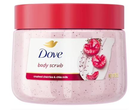 دوف مقشر جسم كرز وحليب الشيا 425 غم DOVE